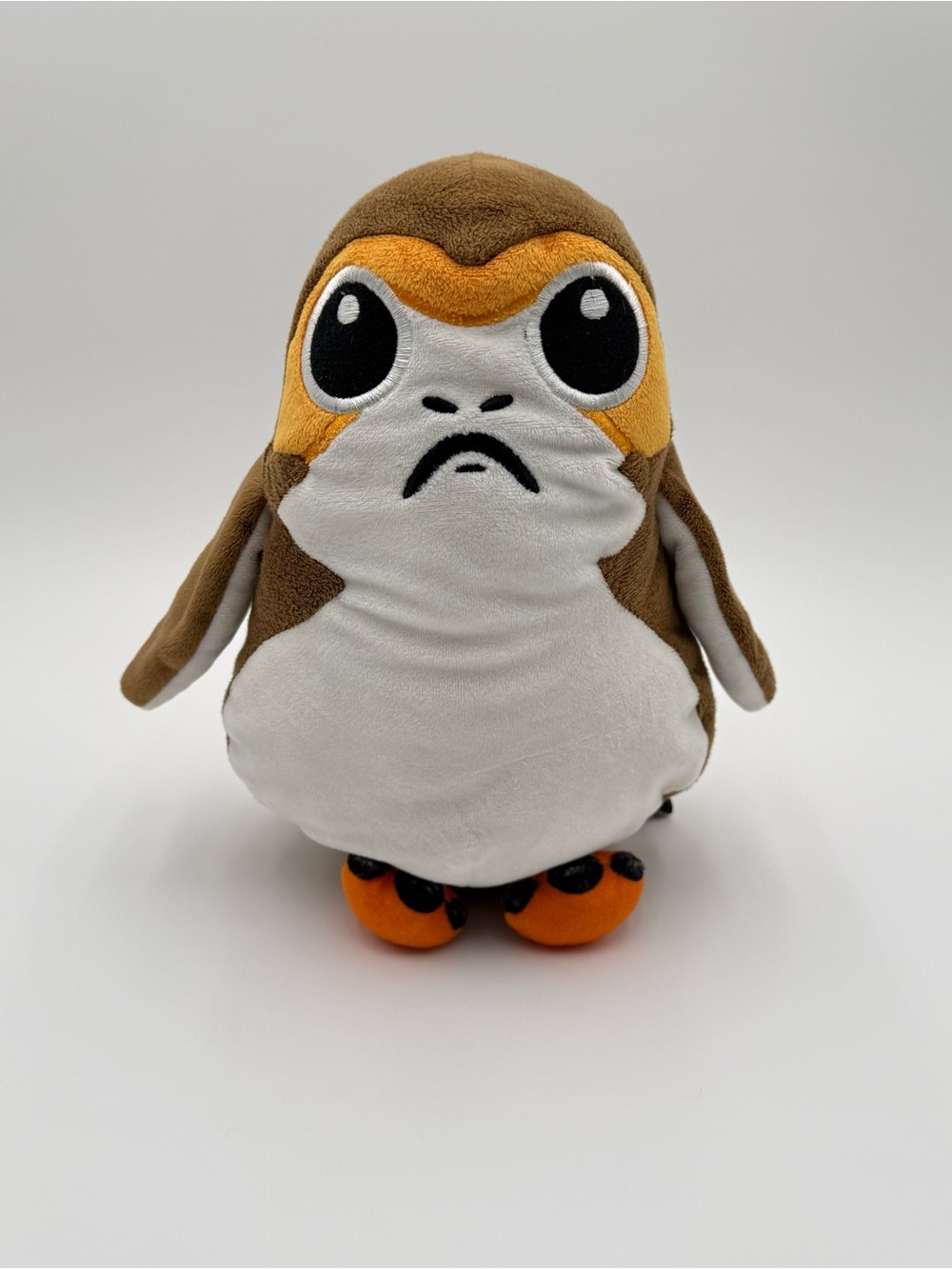 Star Wars Porg Plush 2017 The Last Jedi Brown Orange Stuffed Animal Lucasfilm